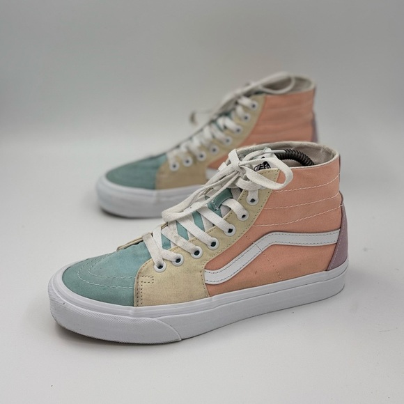 Vans Shoes - Vans pastel sk8 hi pastel multi color women’s 8.5